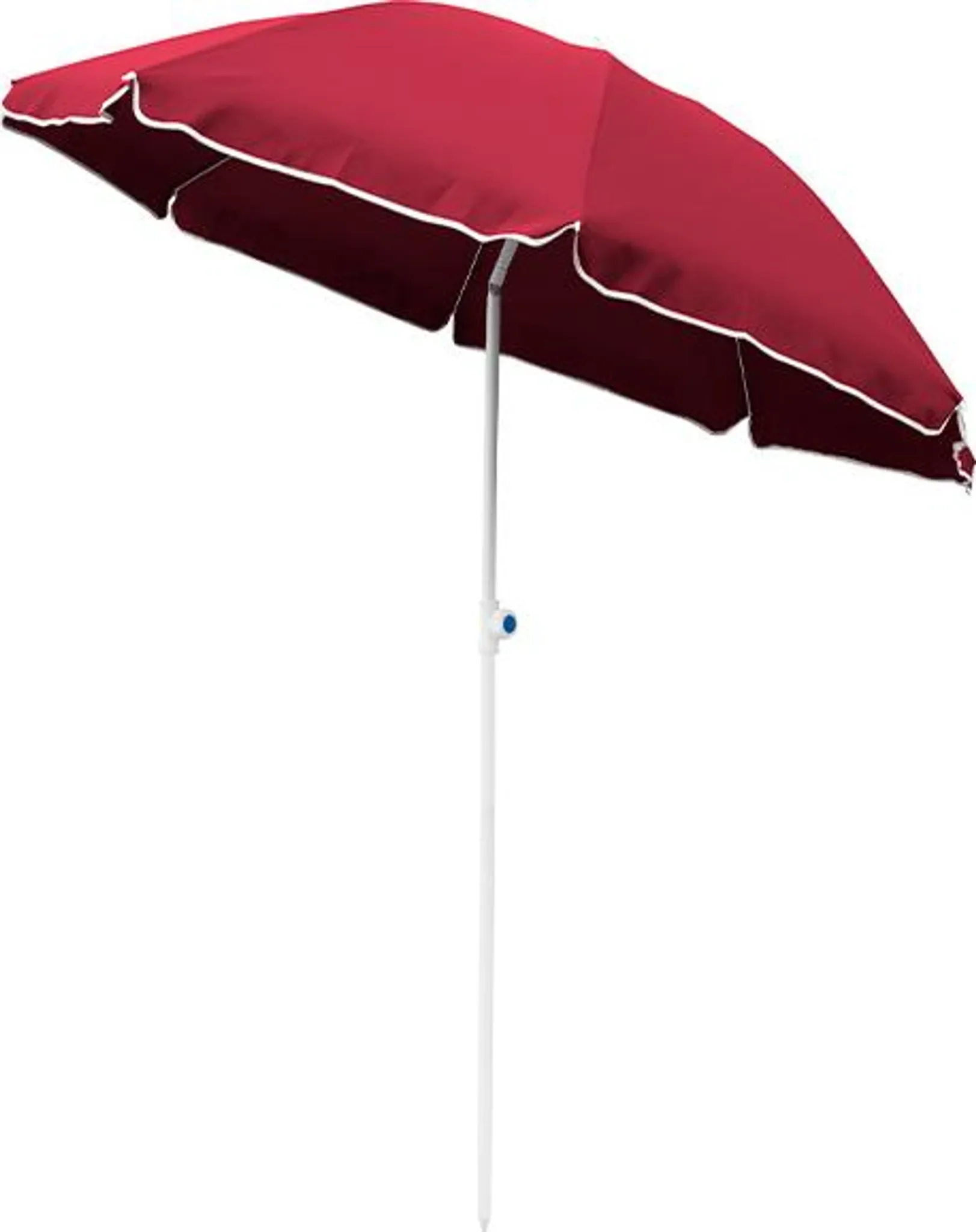 Gartensonnenschirm Ø 180 cm – Polyester, Burgund