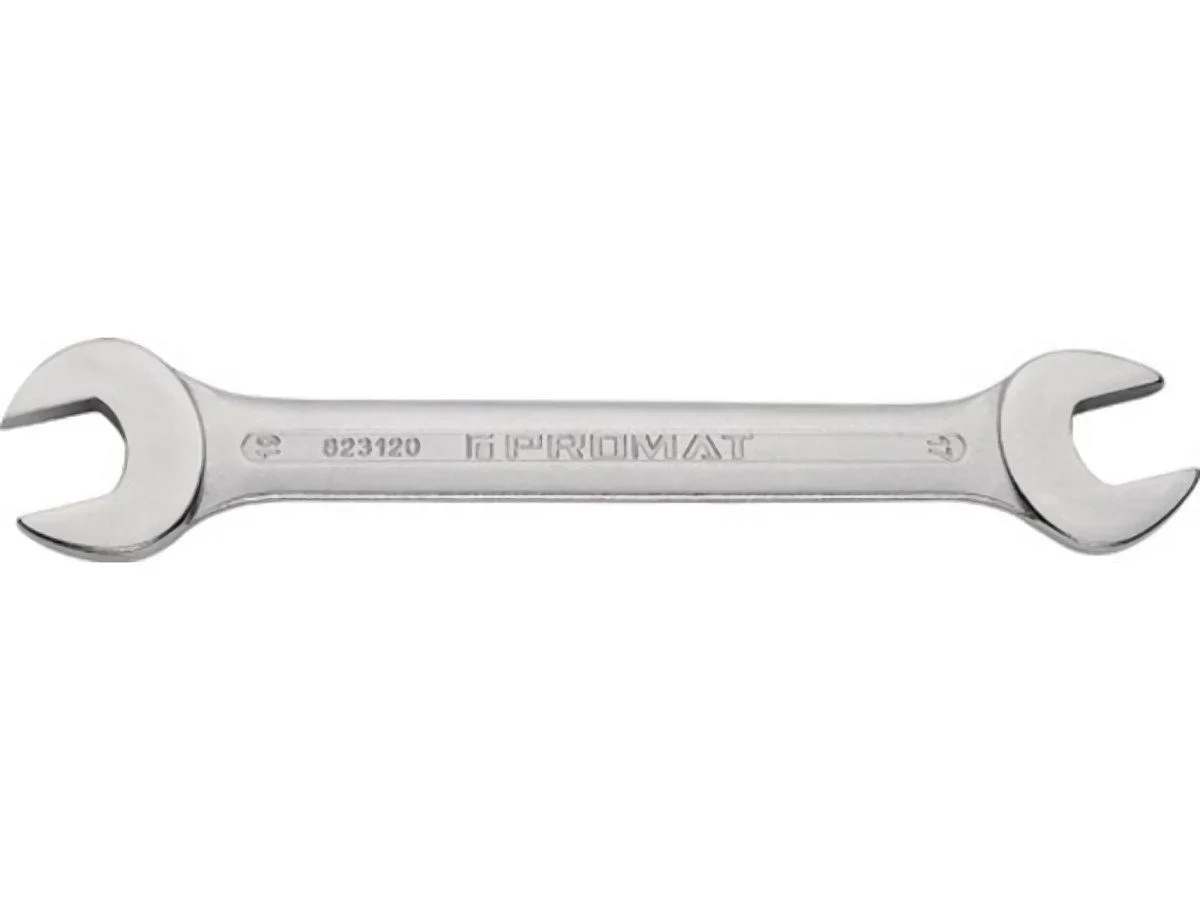 Doppelmaulschlüssel 8 × 10 mm – verchromt, 145 mm