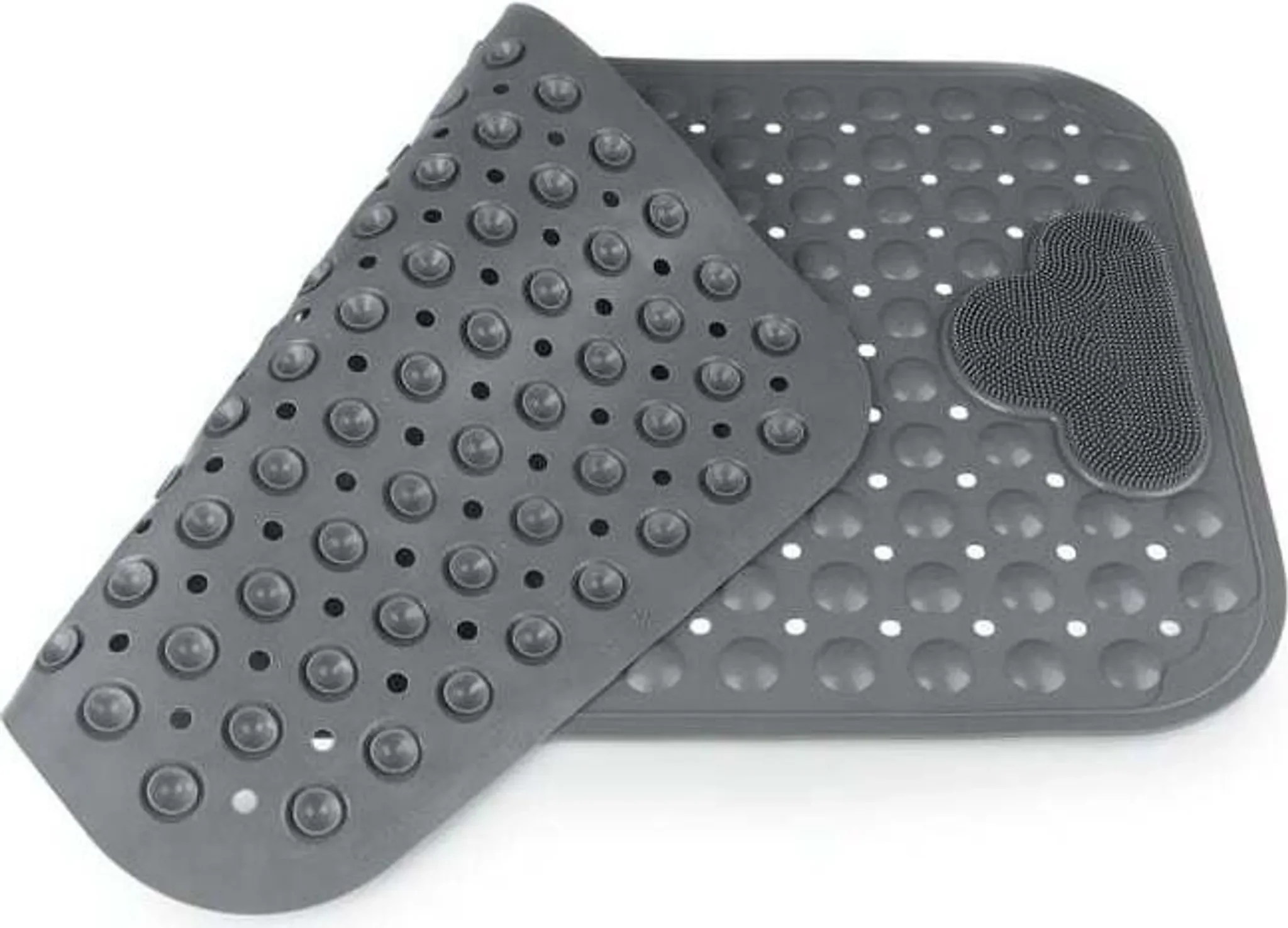 Rutschfeste Duschmatte „EASYmaxx“ – 70 × 40 cm, Grau