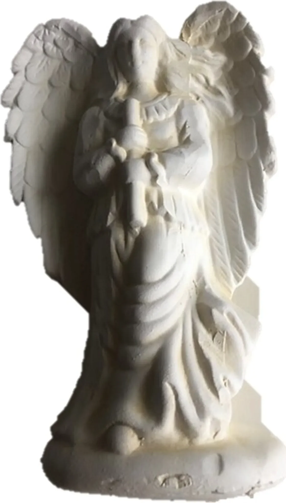 Engelfigur – klassische Dekoskulptur aus Polyresin, 20 cm