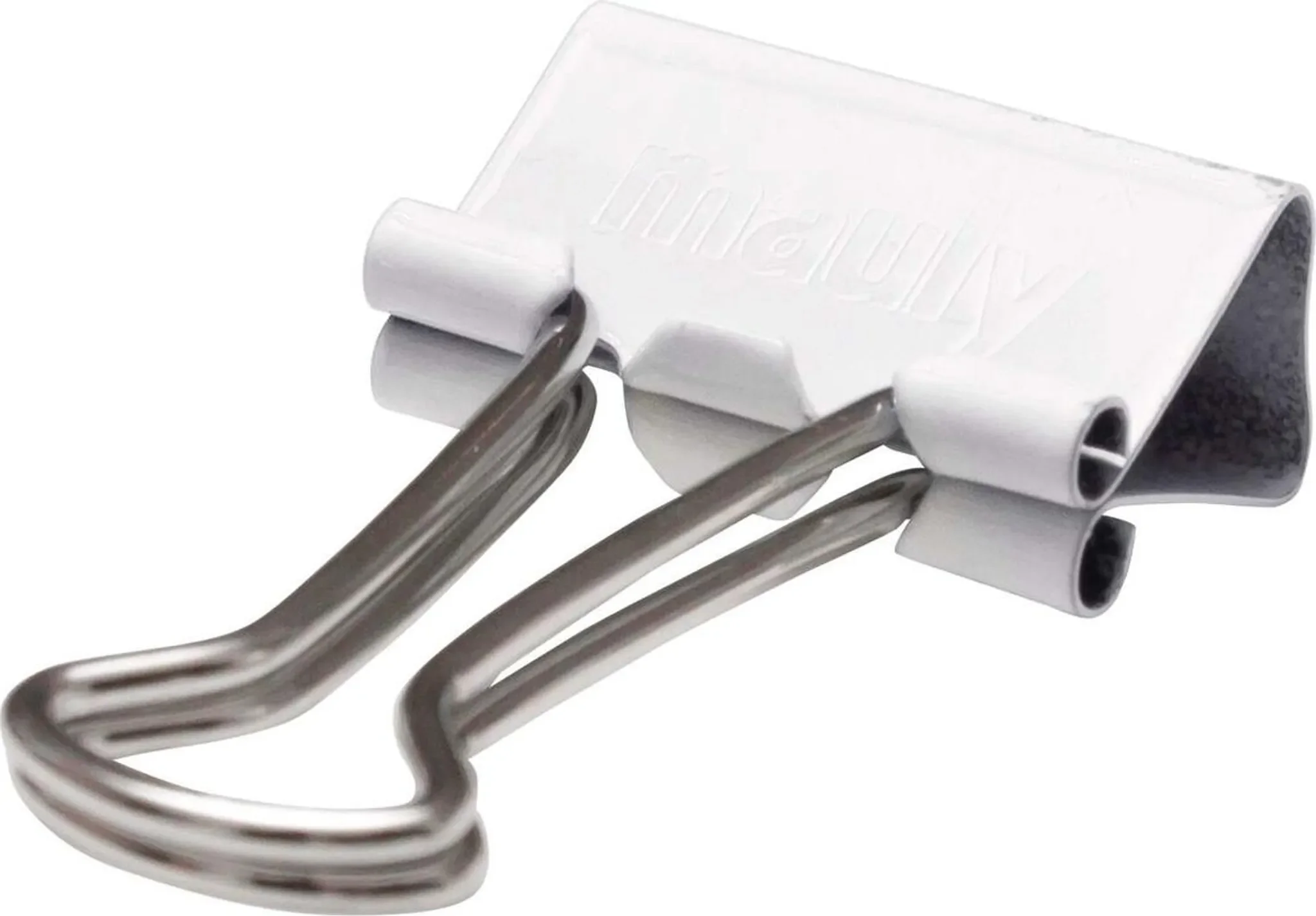 Foldback-Klammern „mauly®“ – 12er-Set, 19 mm, Weiß