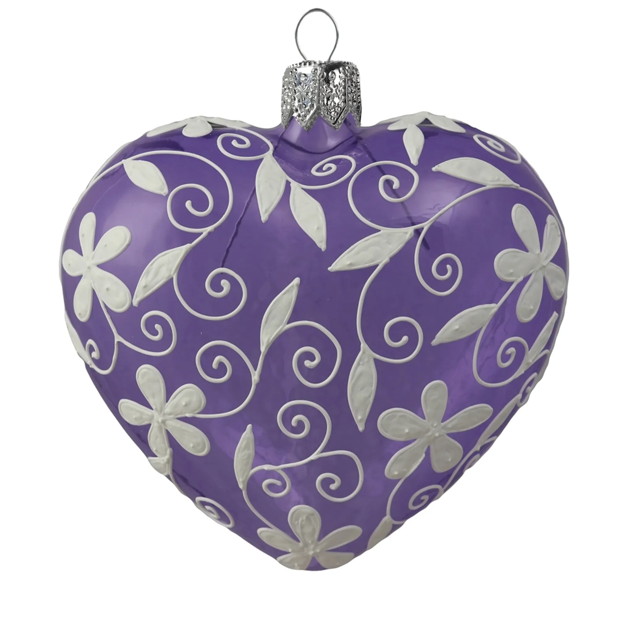 Dekoration „Violettes Herz“ – romantischer Provence-Stil