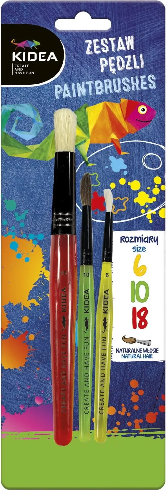 Malpinsel-Set für Schule & Hobby – 3er-Set