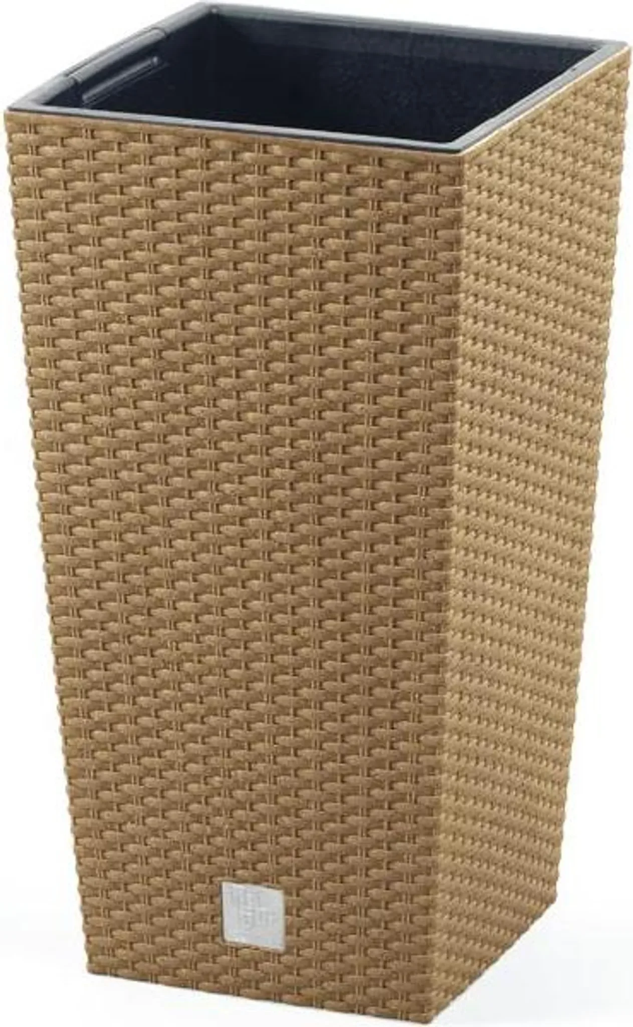 Blumentopf RATO SQUARE Eco Wood – 20 cm, Natur