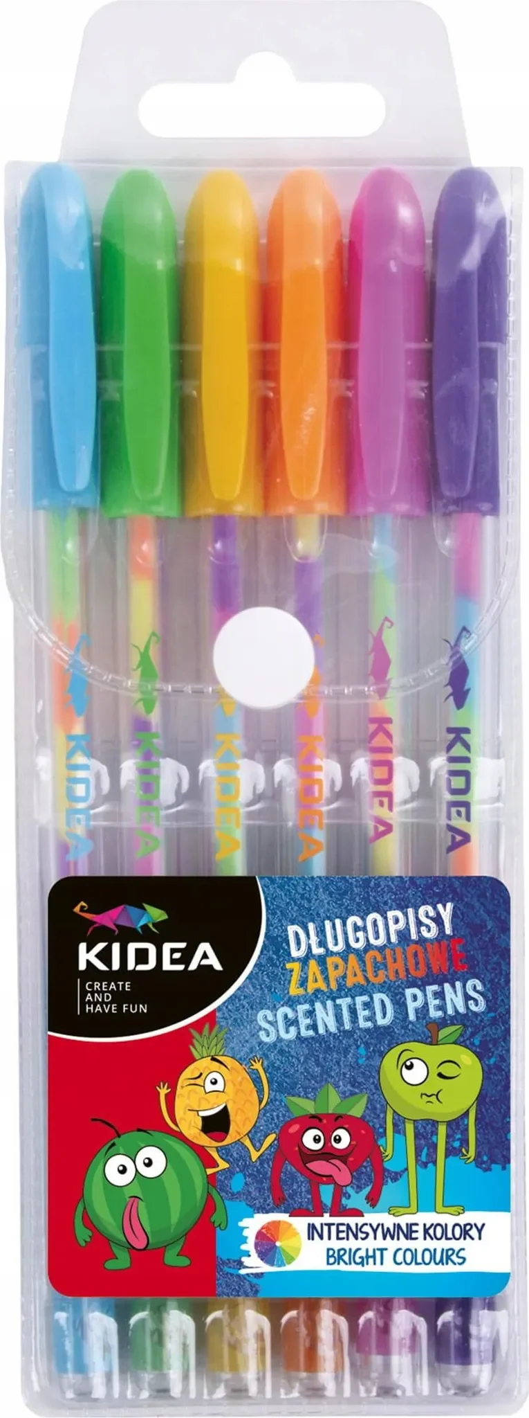 Duftende Gelschreiber – Regenbogentinte (6 Stück)