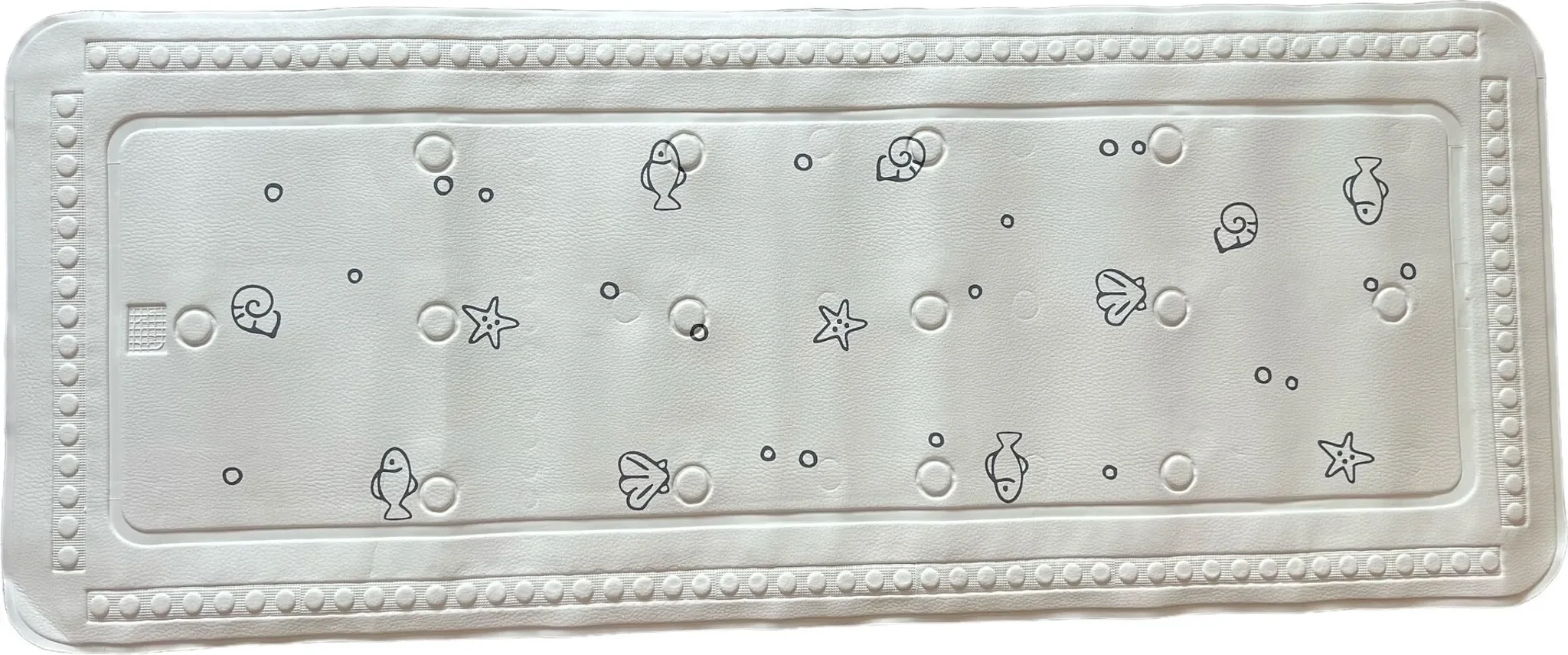 Wanneneinlage mit Saugnäpfen – 36 × 92 cm, Motiv Meerestiere