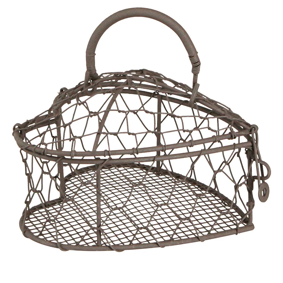 Dekoratives Draht-Herz im Vintage-Stil