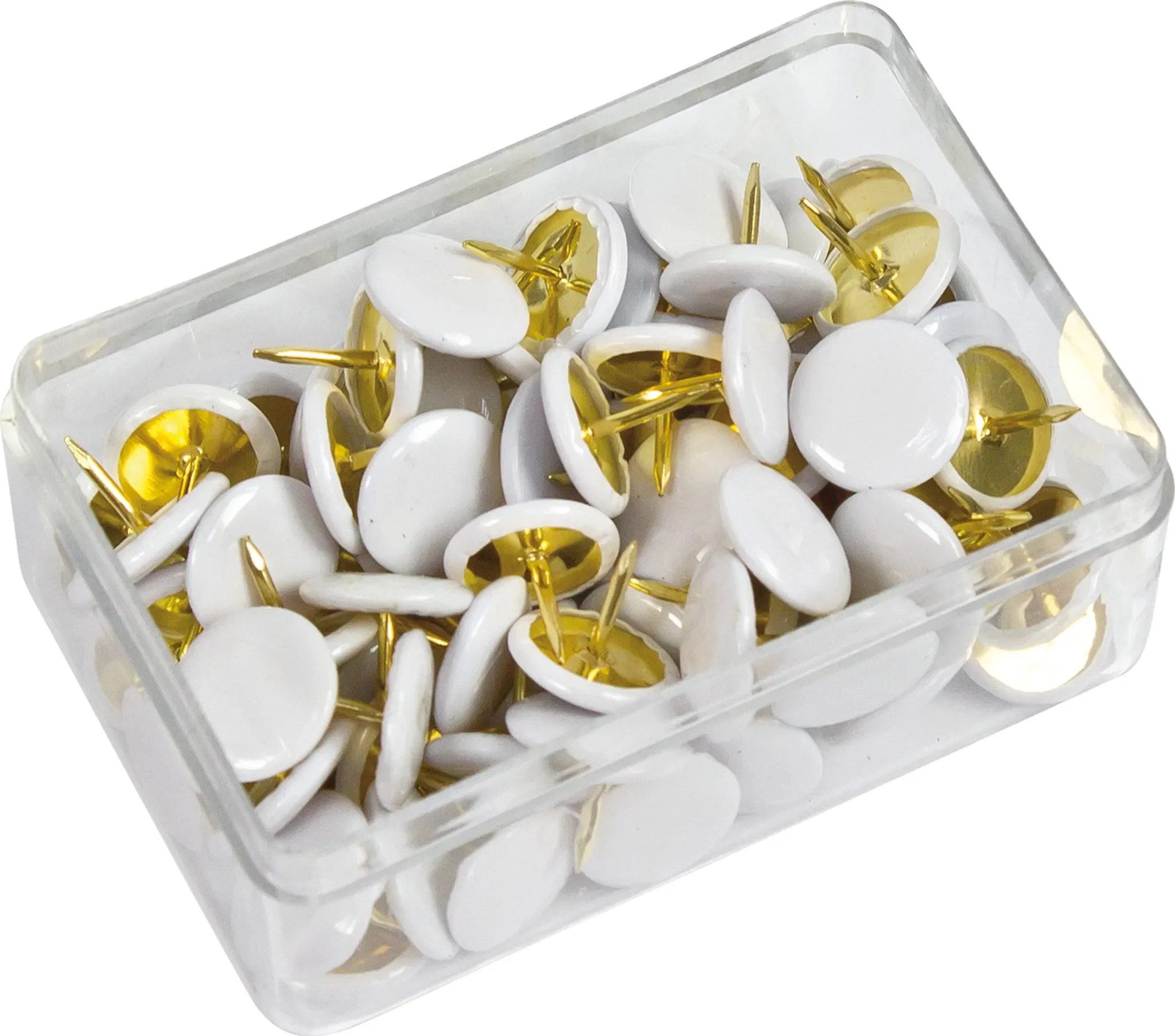 Reißnägel 9,5 mm – 100er-Set, Weiß