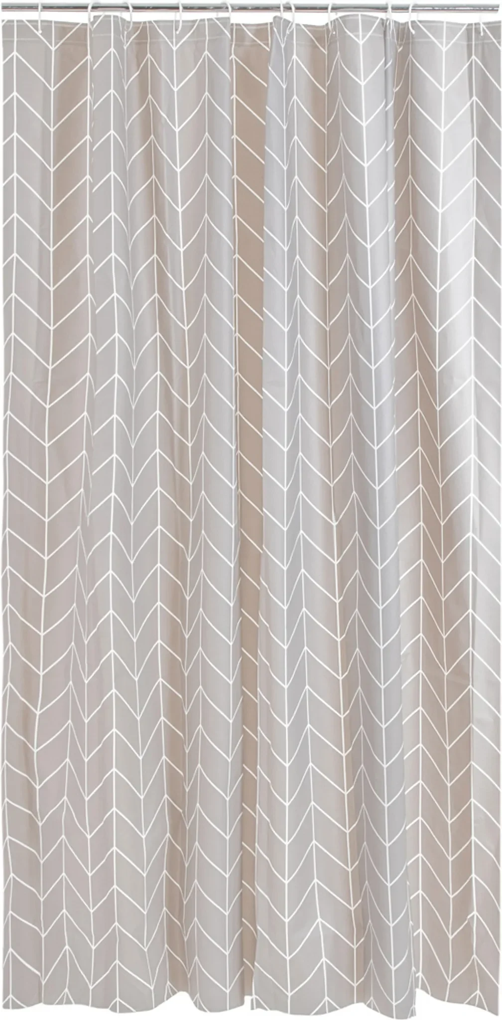 Duschvorhang „ENDO“ – Linien-Design, 180 × 180 cm